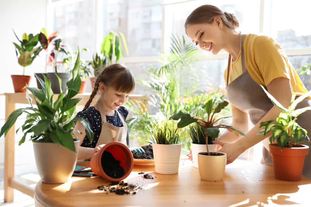 Gardening with kids, plants benefit children