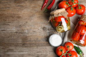 capsicum and tomatoes