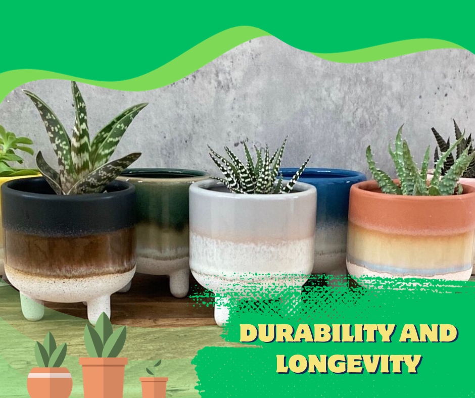 ceramic planters durability and longevity